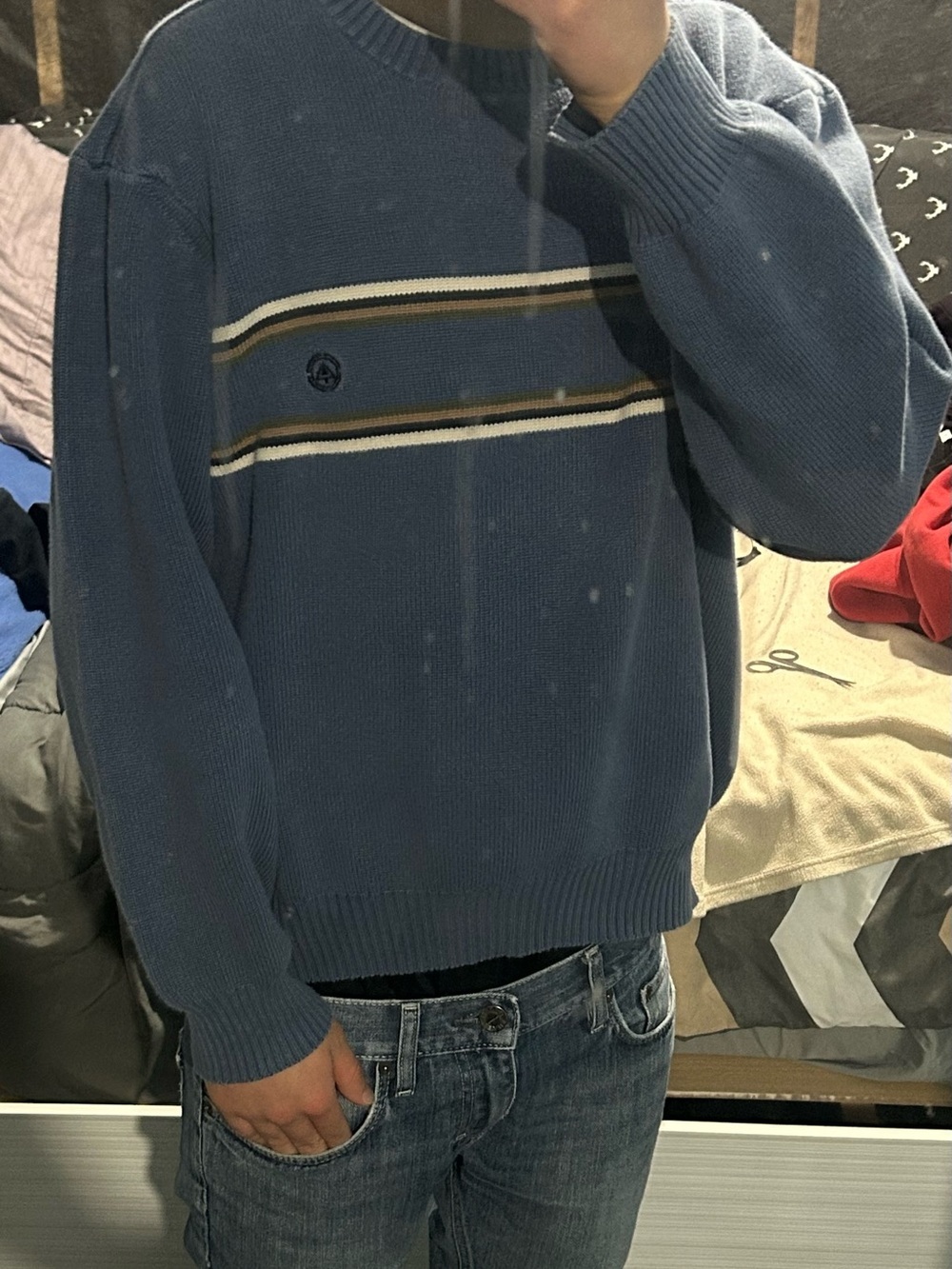 Old Navy blue knit - Picture 2 of 3